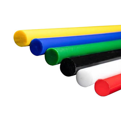 Black Copolyformaldehyde POM C Plastic Rods Sheets Thermal Oxidation