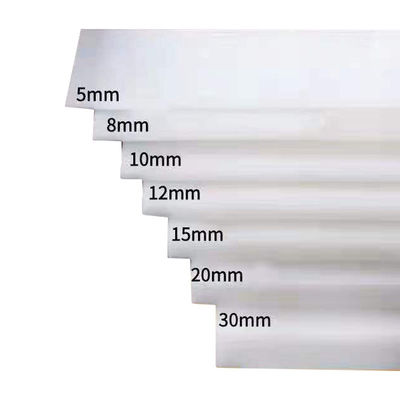 10mm PTFE প্লাস্টিক উপাদান PTFE প্লেট শীট ODM